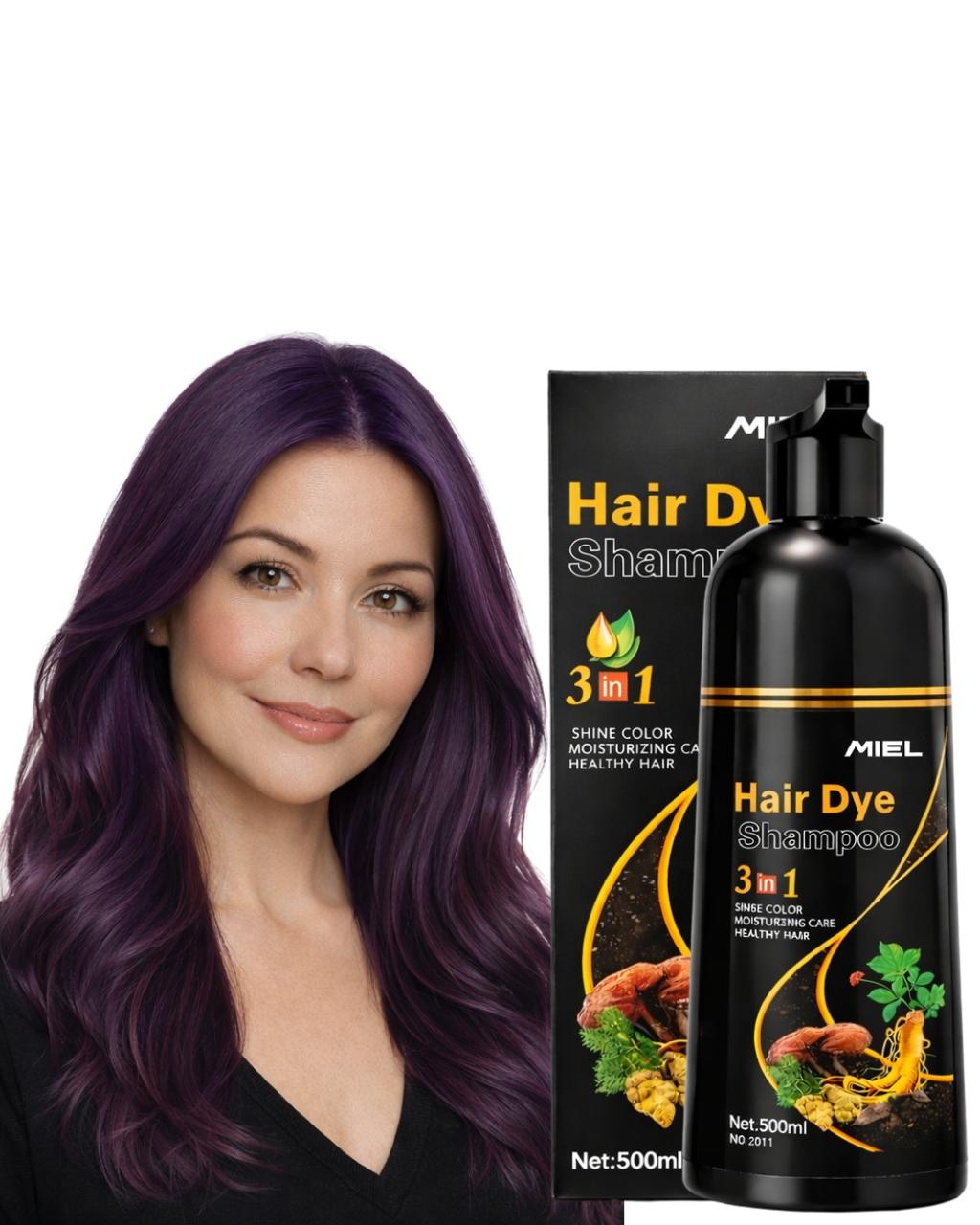 Shampoo Tinte Cubre Canas 3 en 1