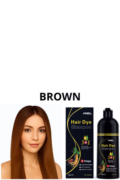 Shampoo Tinte Cubre Canas 3 en 1