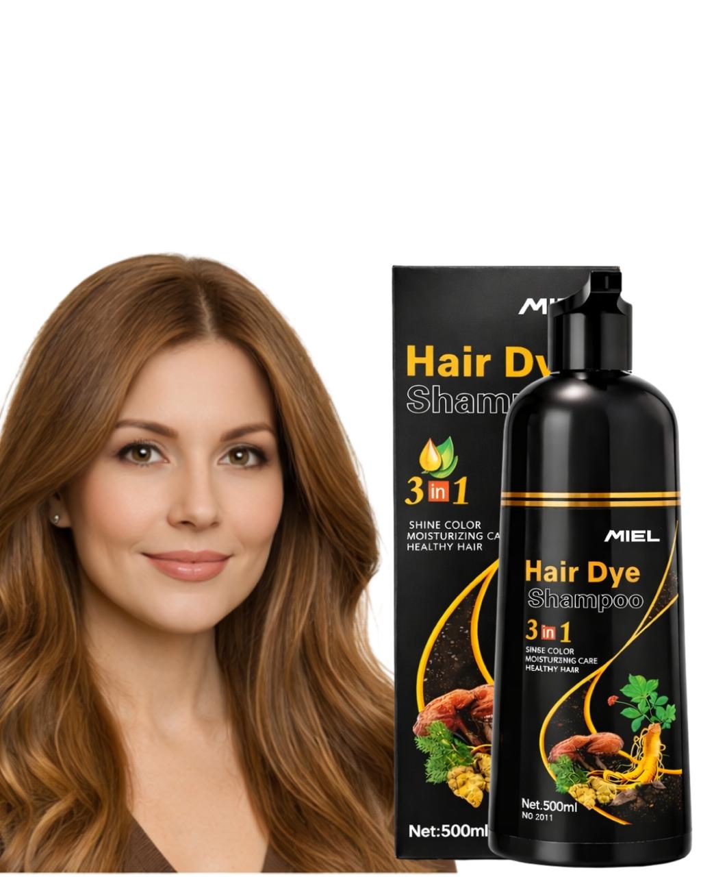 Shampoo Tinte Cubre Canas 3 en 1