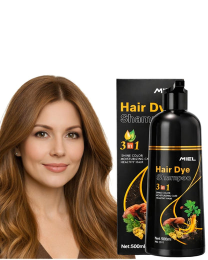 Shampoo Tinte Cubre Canas 3 en 1