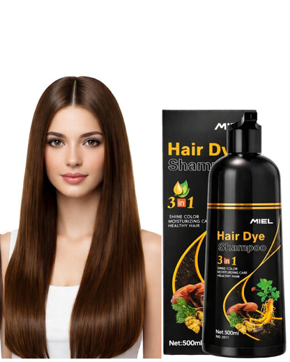 Shampoo Tinte Cubre Canas 3 en 1