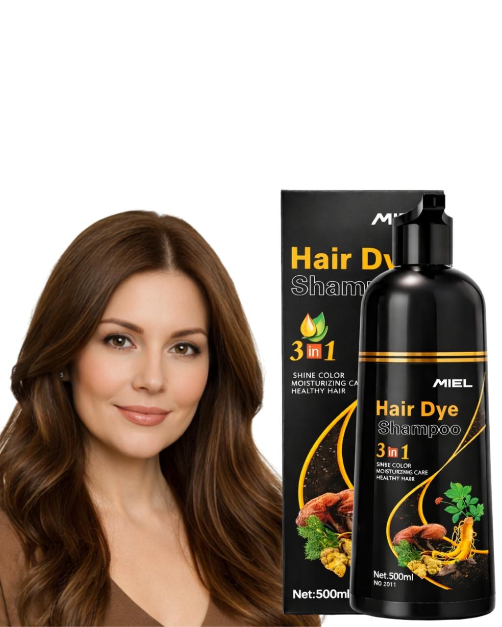 Shampoo Tinte Cubre Canas 3 en 1