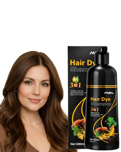 Shampoo Tinte Cubre Canas 3 en 1