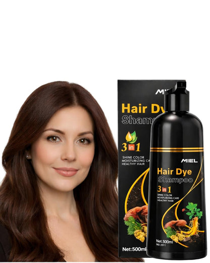 Shampoo Tinte Cubre Canas 3 en 1