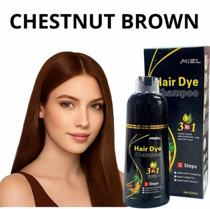 Shampoo Tinte Cubre Canas 3 en 1