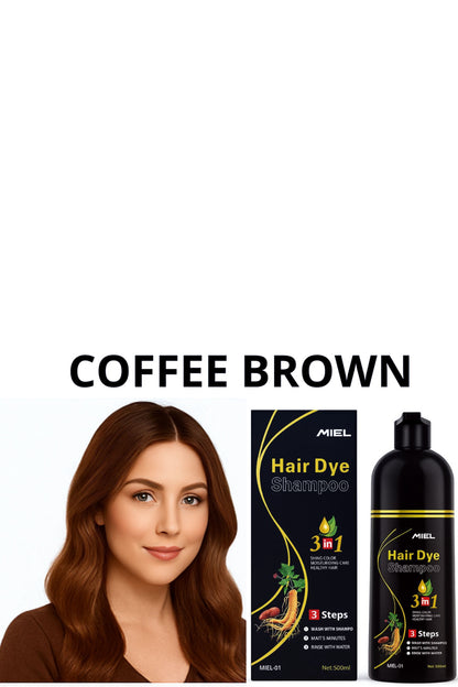 Shampoo Tinte Cubre Canas 3 en 1