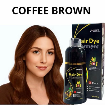 Shampoo Tinte Cubre Canas 3 en 1