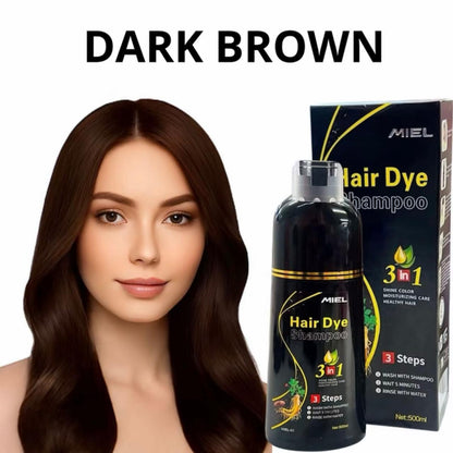 Shampoo Tinte Cubre Canas 3 en 1