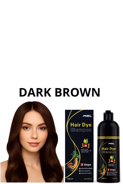 Shampoo Tinte Cubre Canas 3 en 1