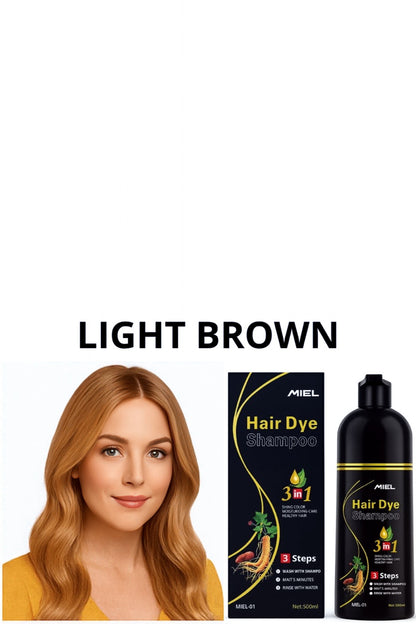 Shampoo Tinte Cubre Canas 3 en 1