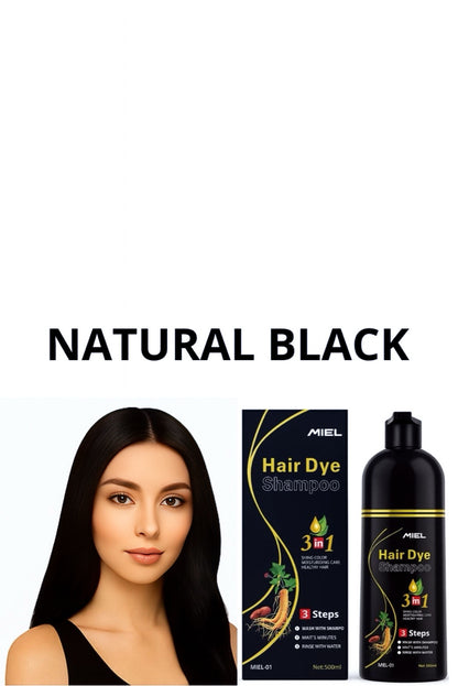 Shampoo Tinte Cubre Canas 3 en 1
