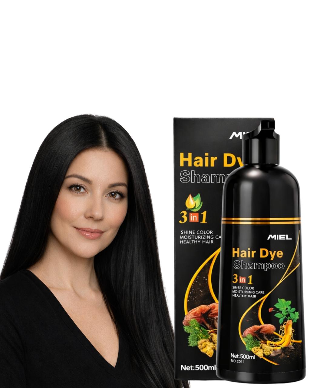 Shampoo Tinte Cubre Canas 3 en 1