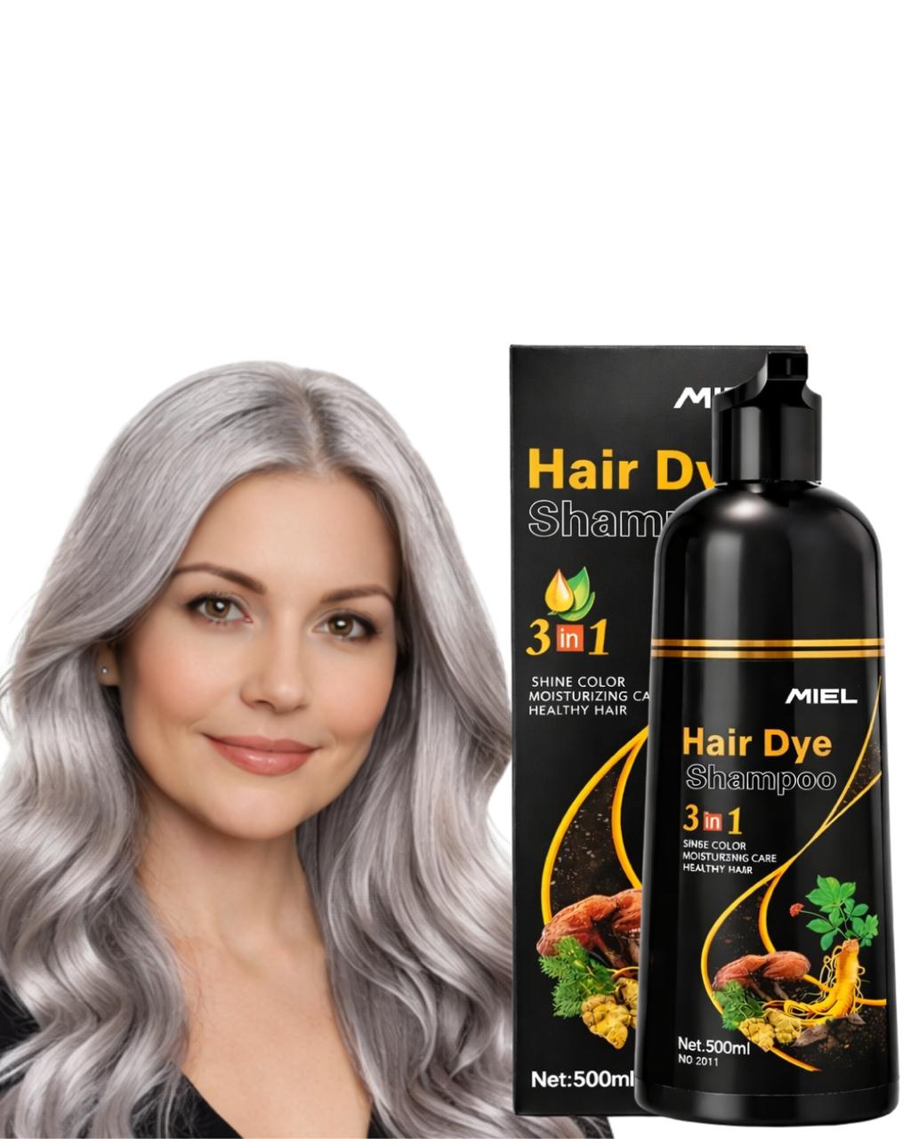 Shampoo Tinte Cubre Canas 3 en 1
