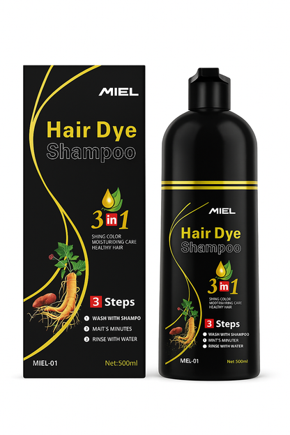 Shampoo Tinte Cubre Canas 3 en 1