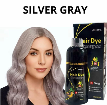 Shampoo Tinte Cubre Canas 3 en 1