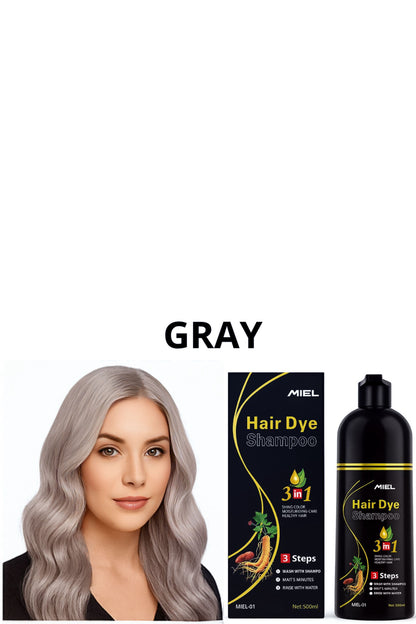 Shampoo Tinte Cubre Canas 3 en 1