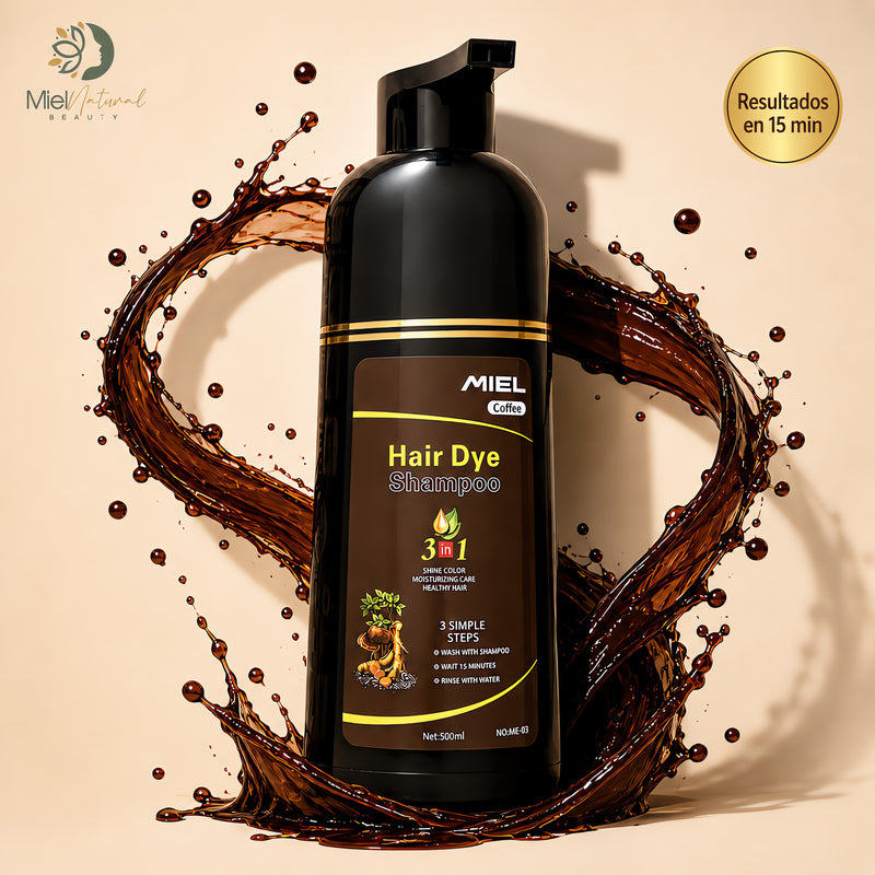 Shampoo Tinte Cubre Canas MIEL