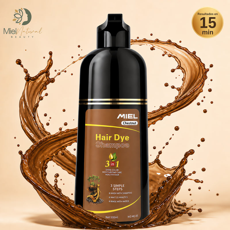 Shampoo Tinte Cubre Canas MIEL