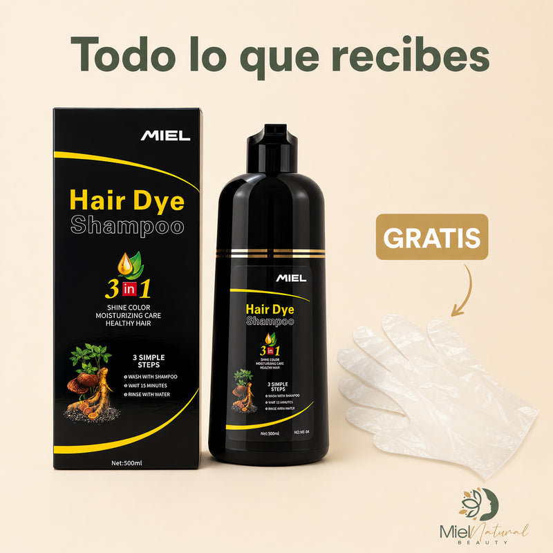 Shampoo Tinte Cubre Canas MIEL