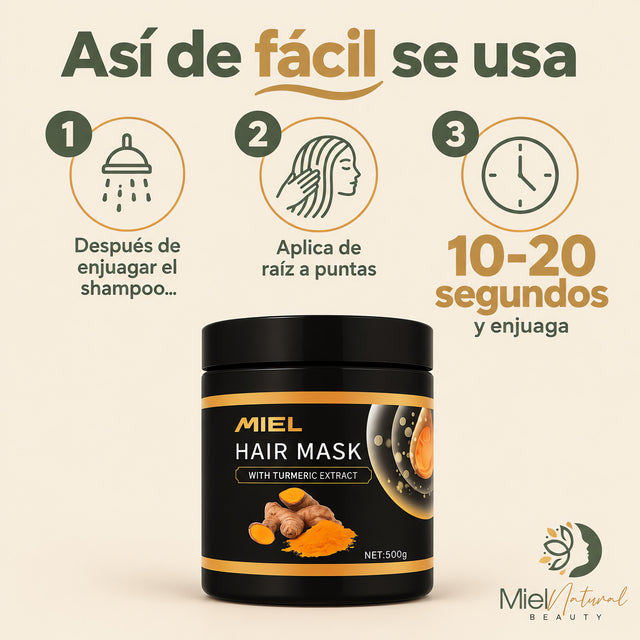 Mascarilla Capilar de Turmeric