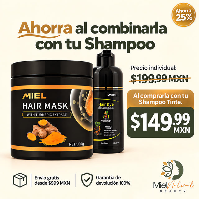 Mascarilla Capilar de Turmeric
