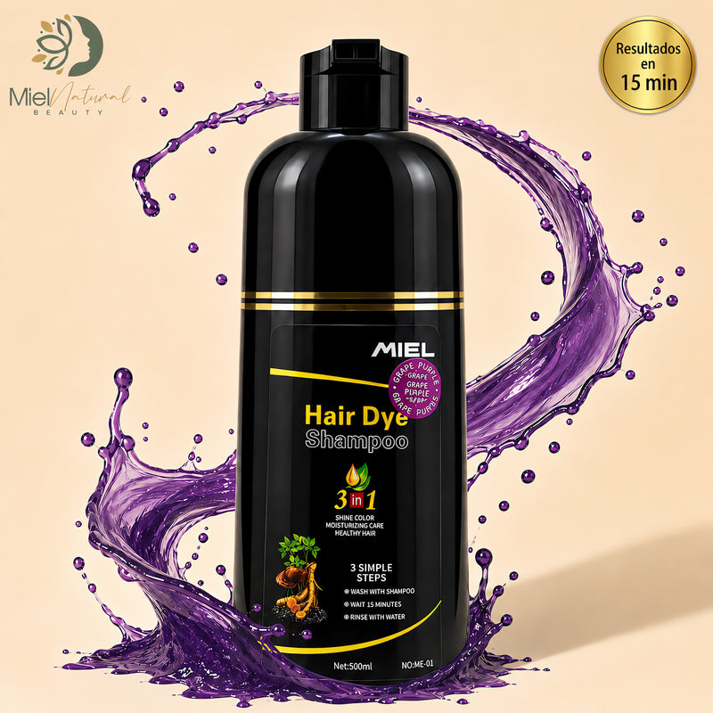 Shampoo Tinte Cubre Canas MIEL