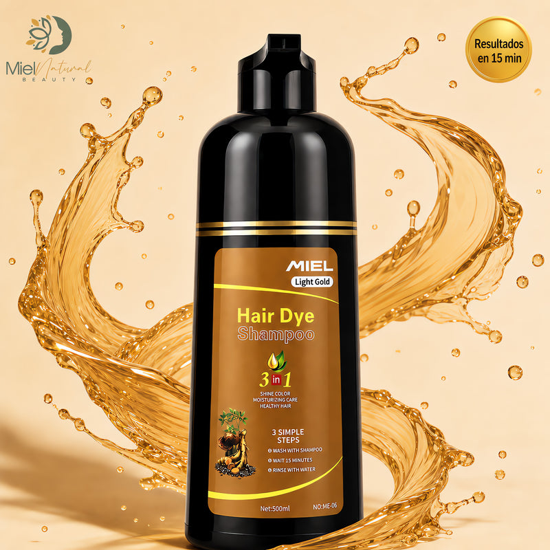 Shampoo Tinte Cubre Canas MIEL